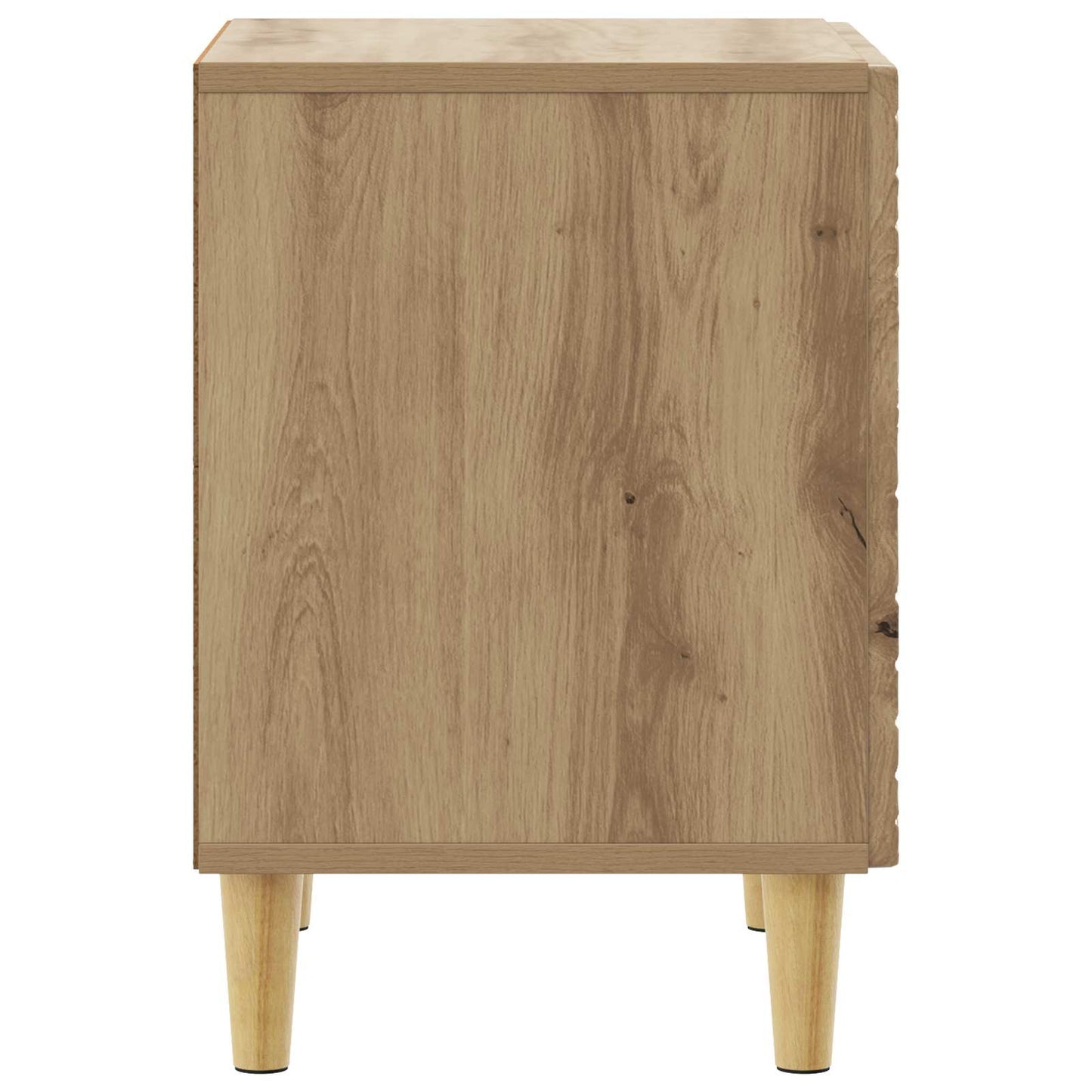 Bedside Table 2 pcs Artisan Oak 43 x 34.5 x 50 cm
