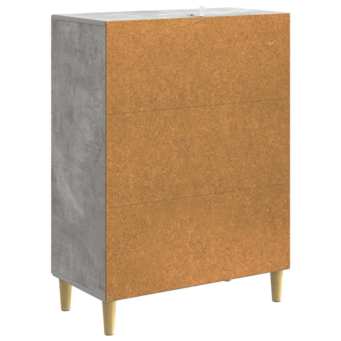 Sideboard Concrete Grey 66 x 34.5 x 90 cm Engineered Wood