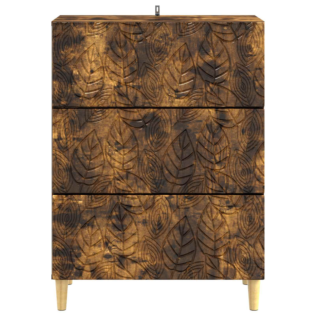 Drawer Cabinet 66 x 34.5 x 90 cm Engineered Wood Smoked Oak