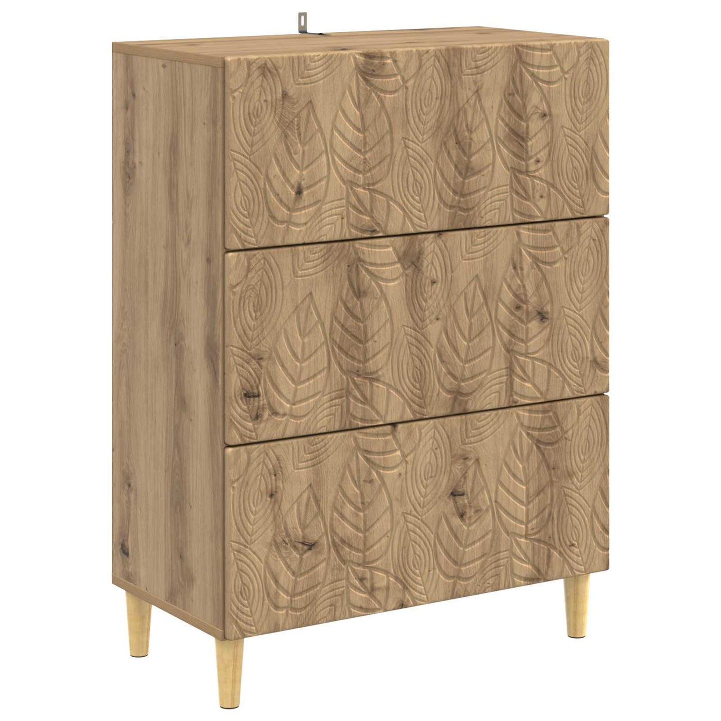 Drawer Cabinet Artisan Oak 66 x 34.5 x 90 cm Engineered Wood