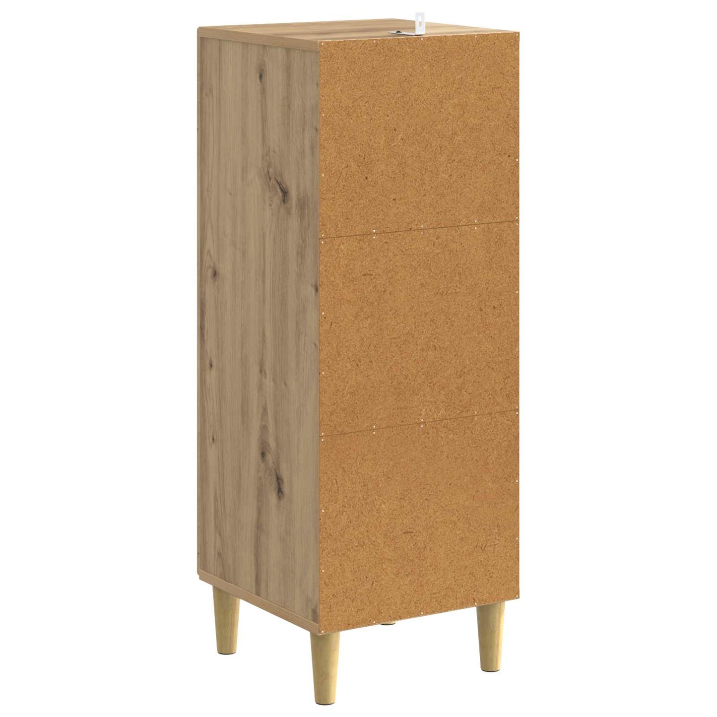 Drawer Cabinet 33 x 34.5 x 90 cm Engineered Wood Artisan Oak