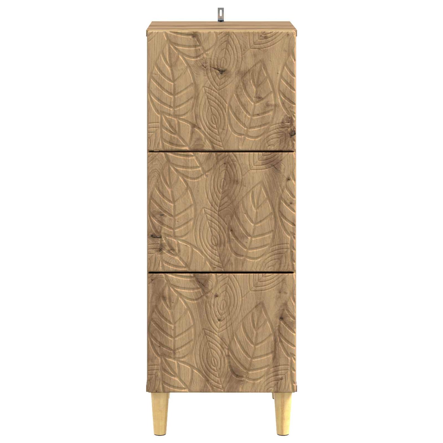 Drawer Cabinet 33 x 34.5 x 90 cm Engineered Wood Artisan Oak