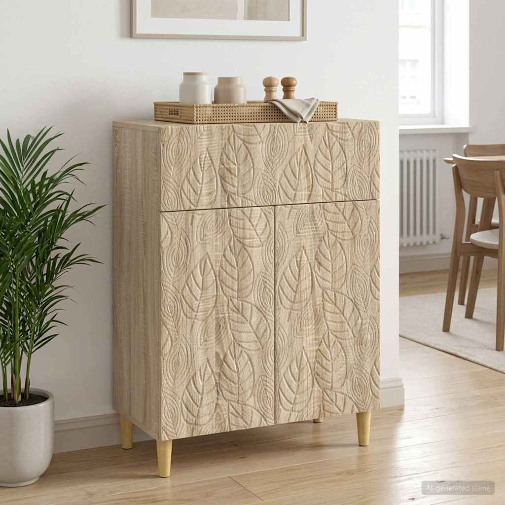 Sideboard Sonoma Oak 66 x 34.5 x 90 cm Engineered Wood