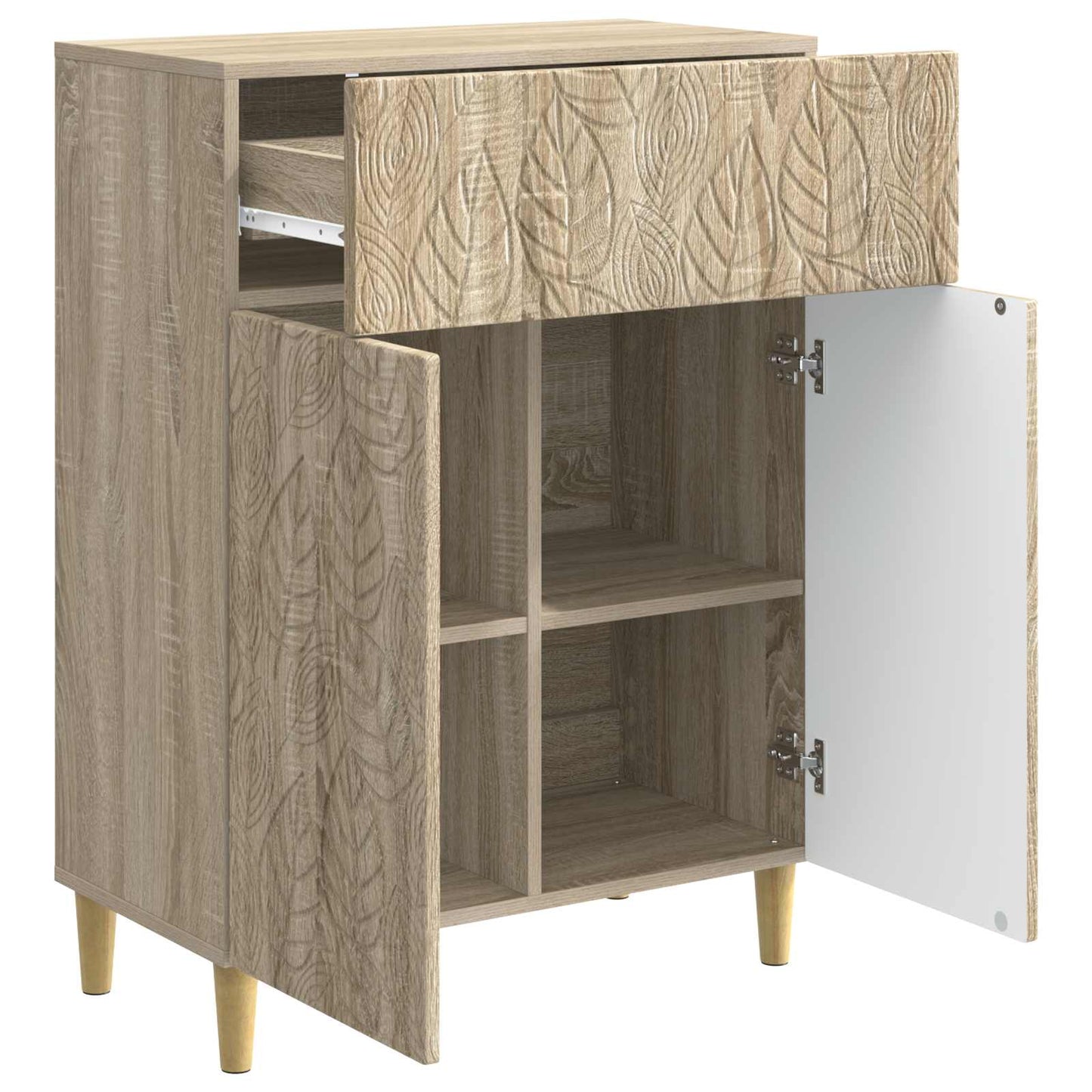 Sideboard Sonoma Oak 66 x 34.5 x 90 cm Engineered Wood