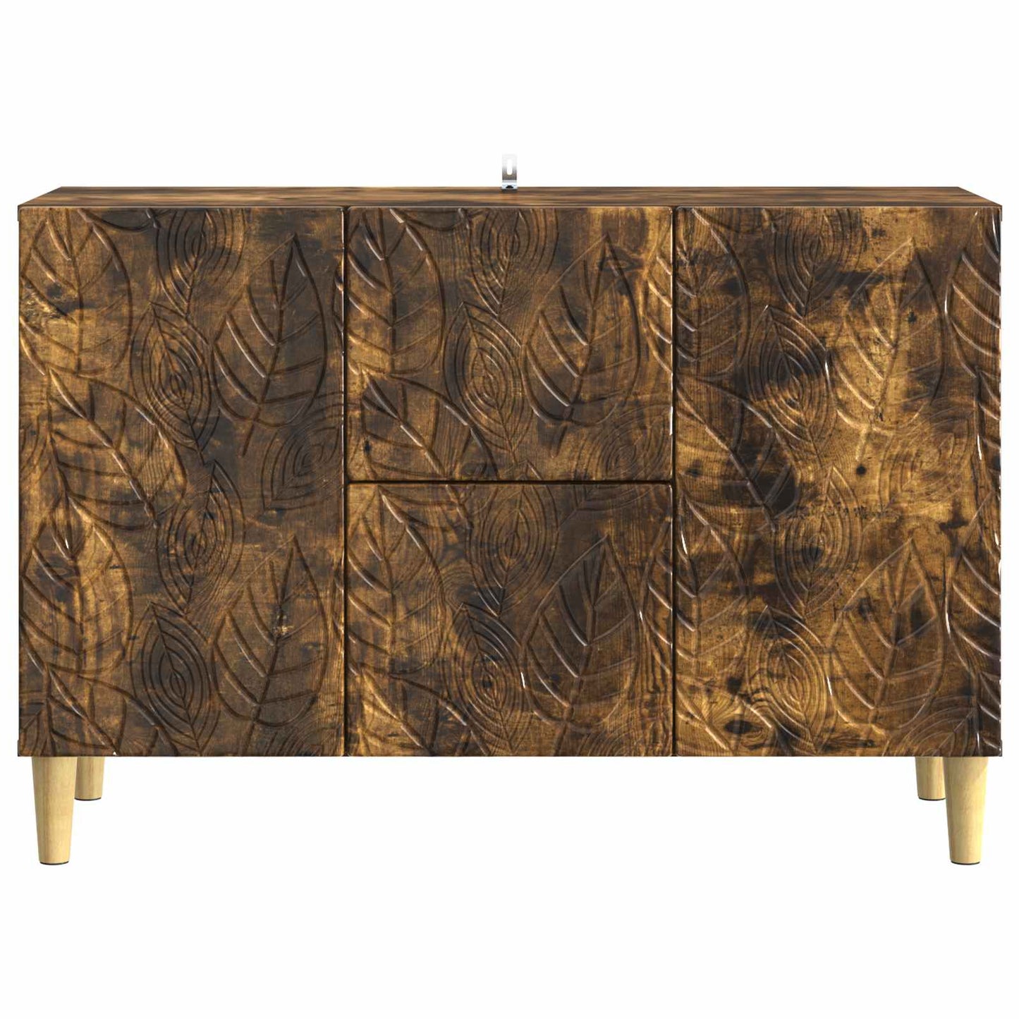 Sideboard Smoked Oak 89 x 34.5 x 60 cm Engineered Wood