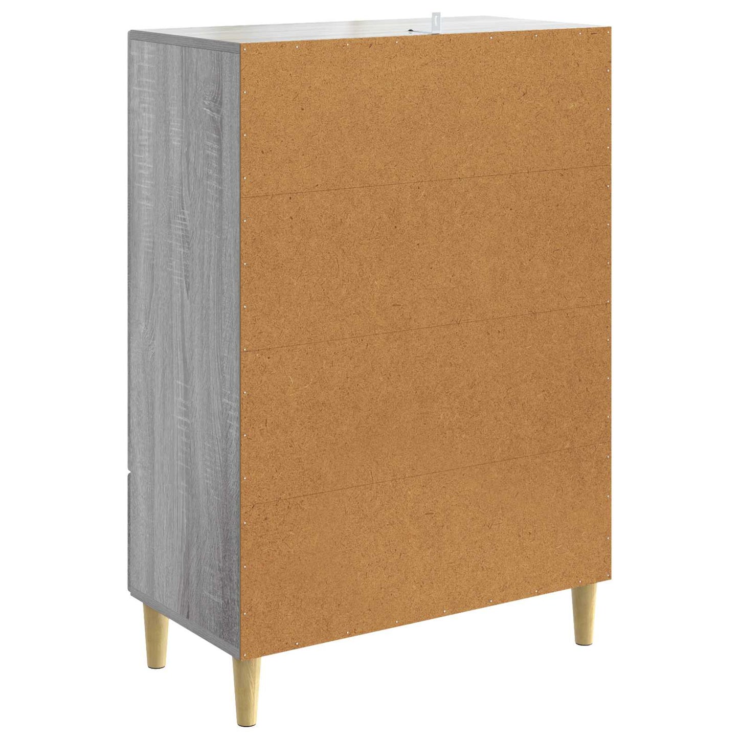 Sideboard Grey Sonoma 66 x 34.5 x 95 cm Engineered Wood