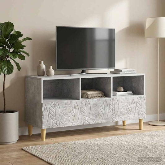TV Cabinet 102 x 34.5 x 50 cm Concrete Grey Engineered Wood