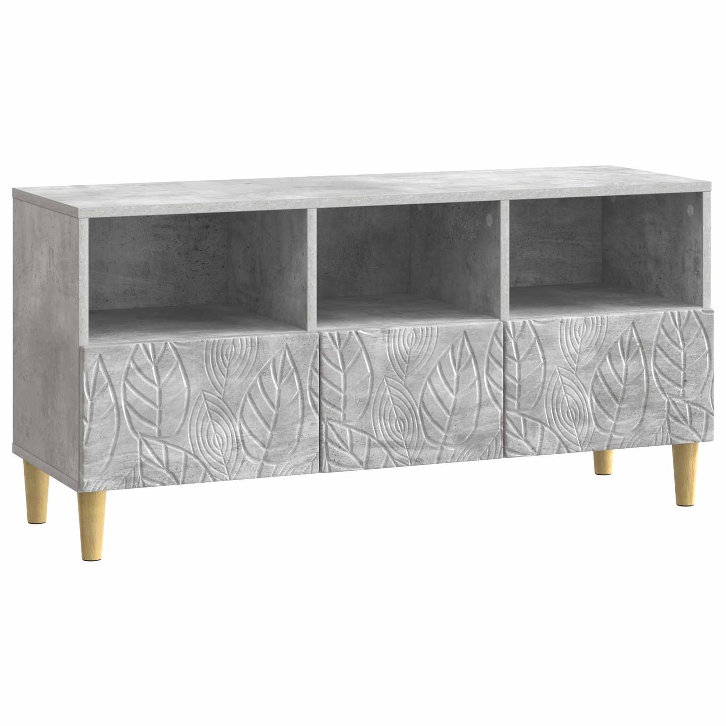 TV Cabinet 102 x 34.5 x 50 cm Concrete Grey Engineered Wood