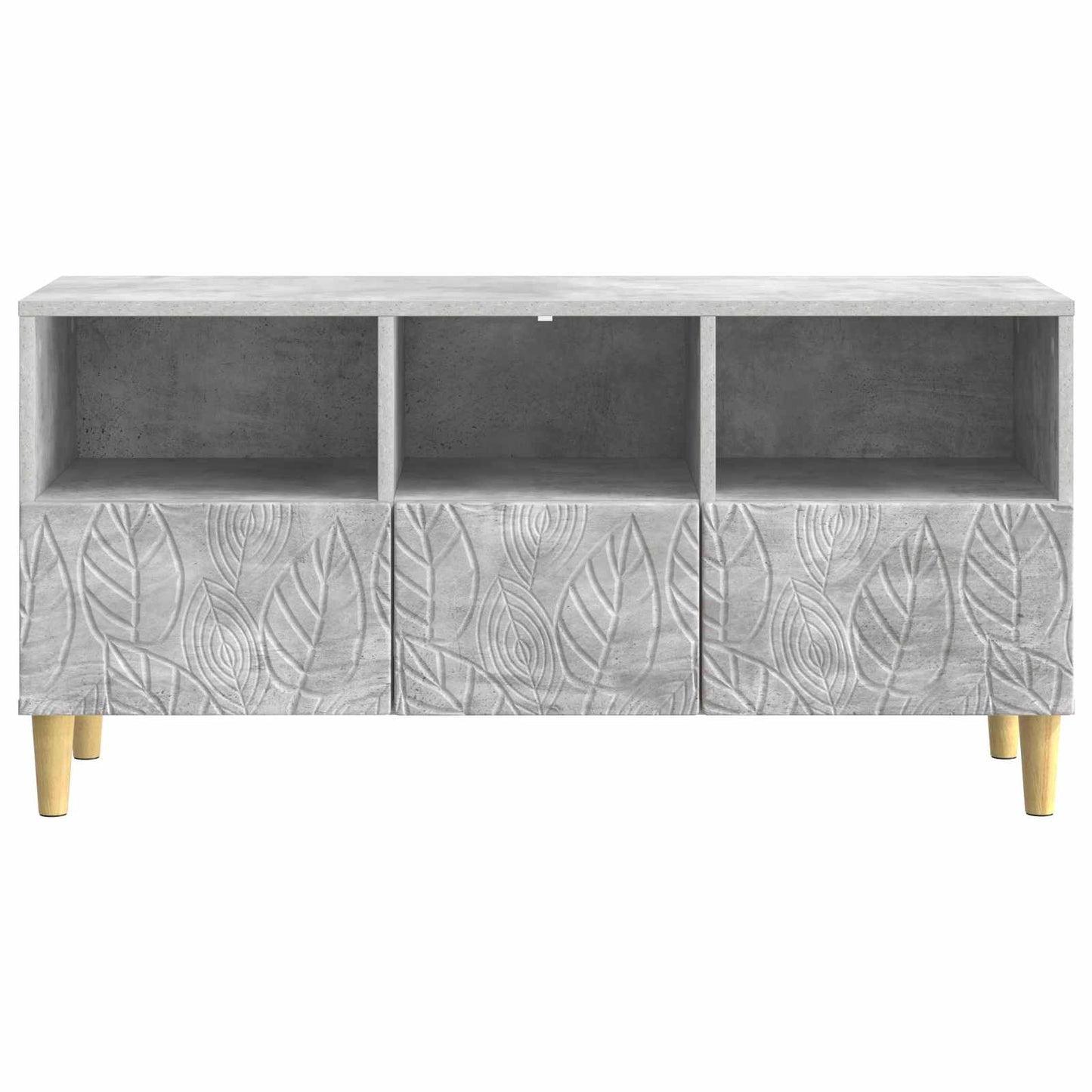 TV Cabinet 102 x 34.5 x 50 cm Concrete Grey Engineered Wood