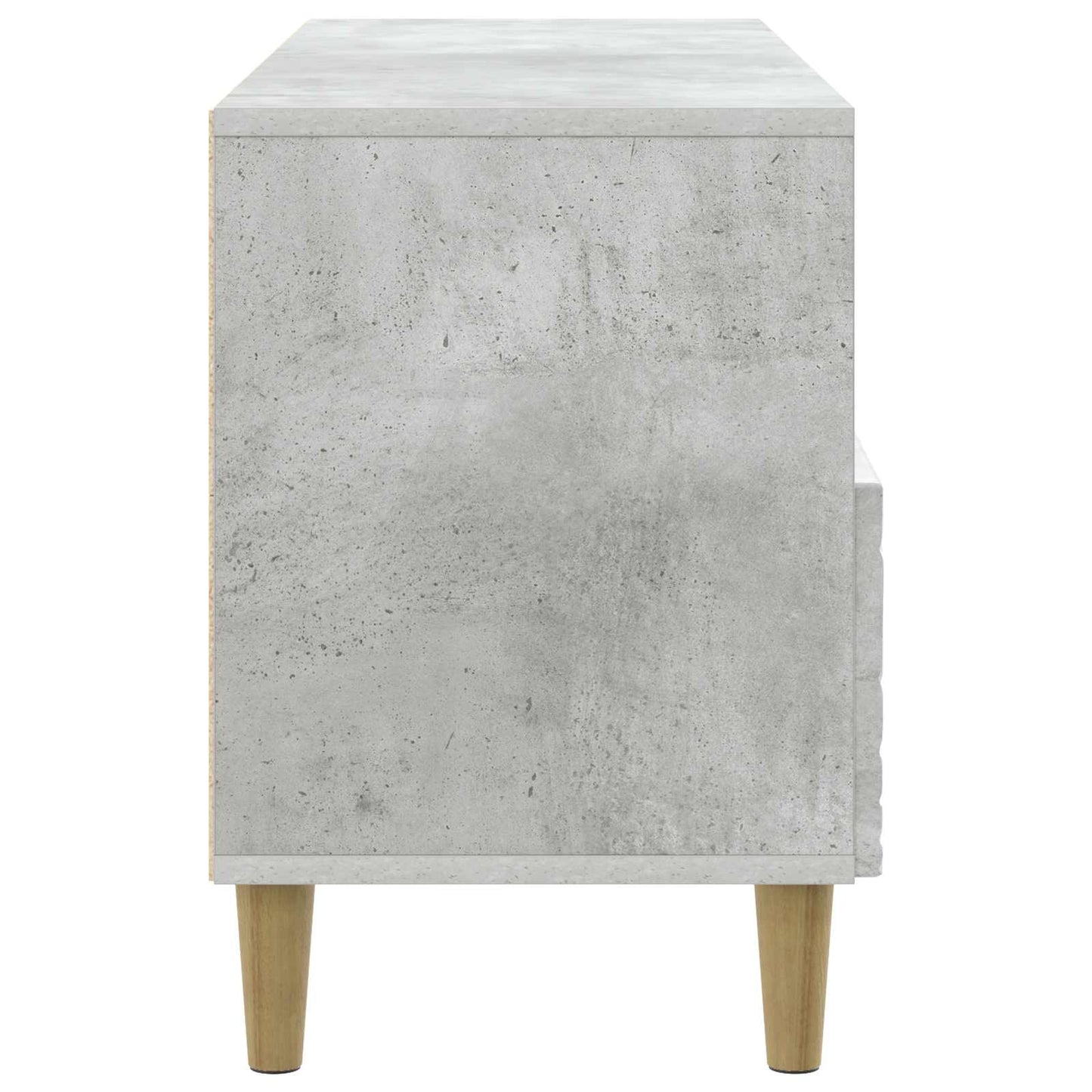 TV Cabinet 102 x 34.5 x 50 cm Concrete Grey Engineered Wood