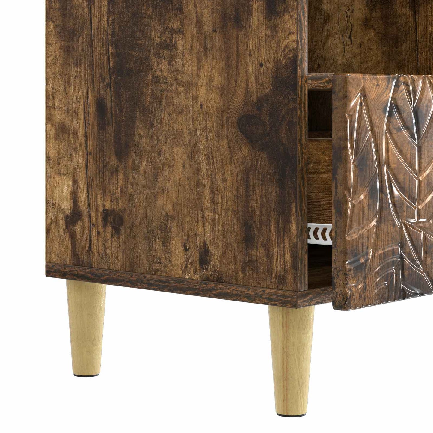 TV Cabinet 102 x 34.5 x 50 cm Smoked Oak Engineered Wood