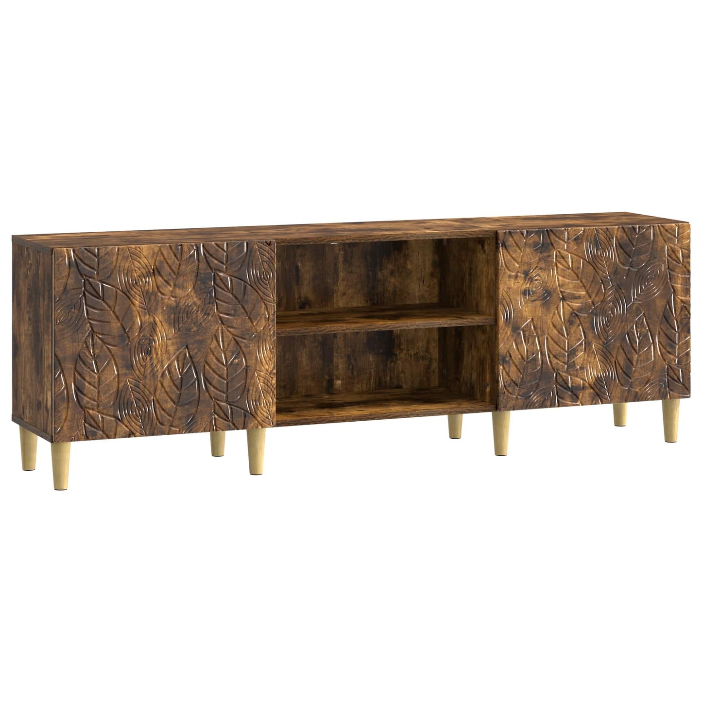 TV Cabinet 150 x 31 x 50 cm Smoked Oak Engineered Wood