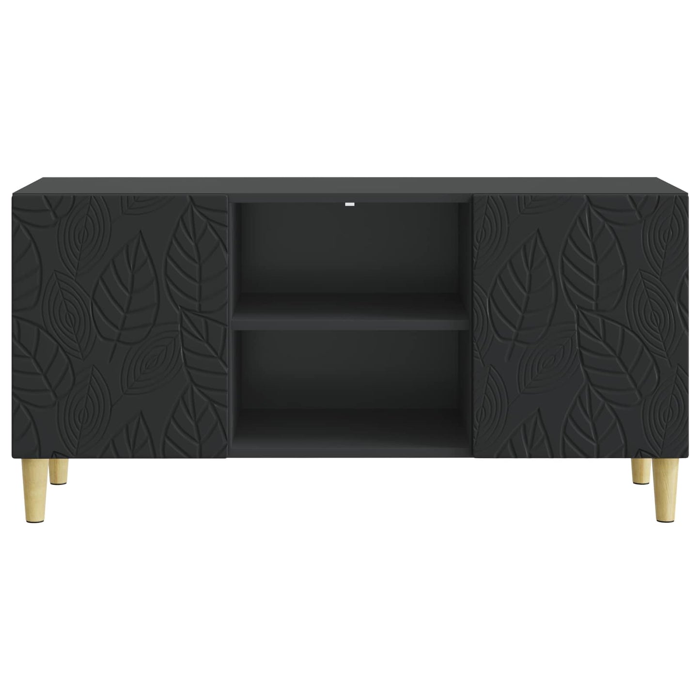 TV Cabinet 102 x 34.5 x 50 cm Black Engineered Wood