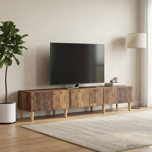TV Cabinet 147 x 34.5 x 30 cm Old Wood Engineered Wood