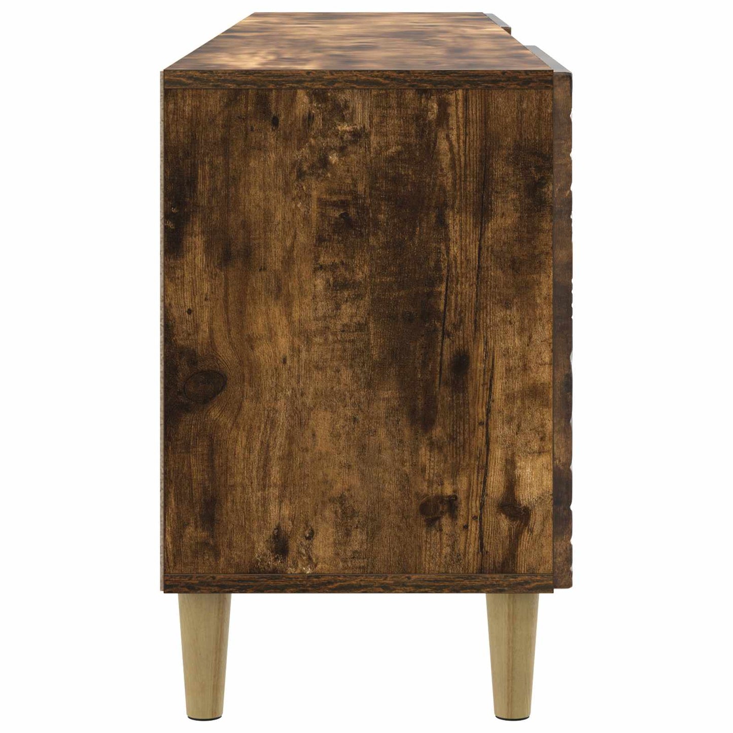 TV Cabinet 99 x 34.5 x 50 cm Smoked Oak Engineered Wood