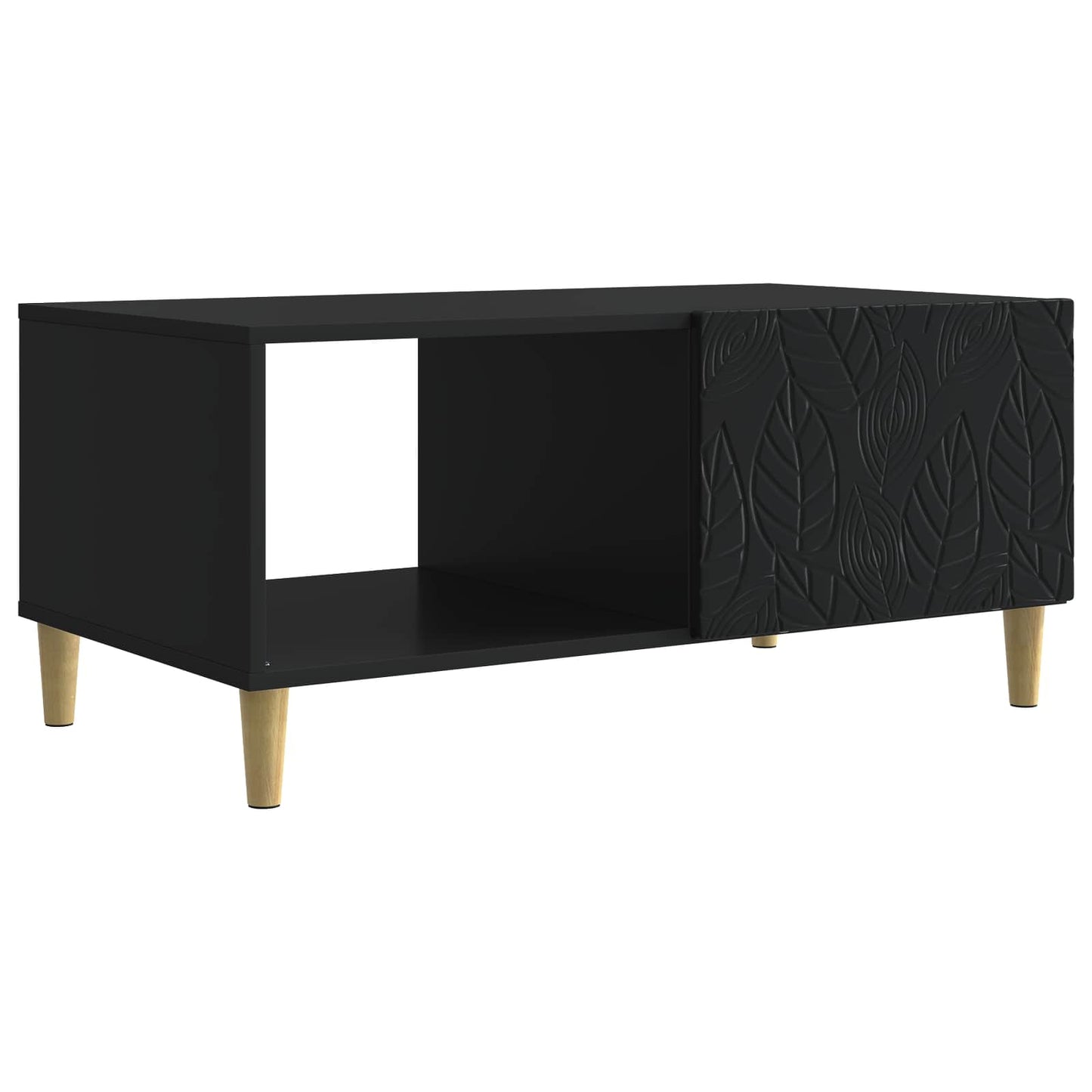 Coffee Table Black 90 x 50 x 40 cm Engineered Wood
