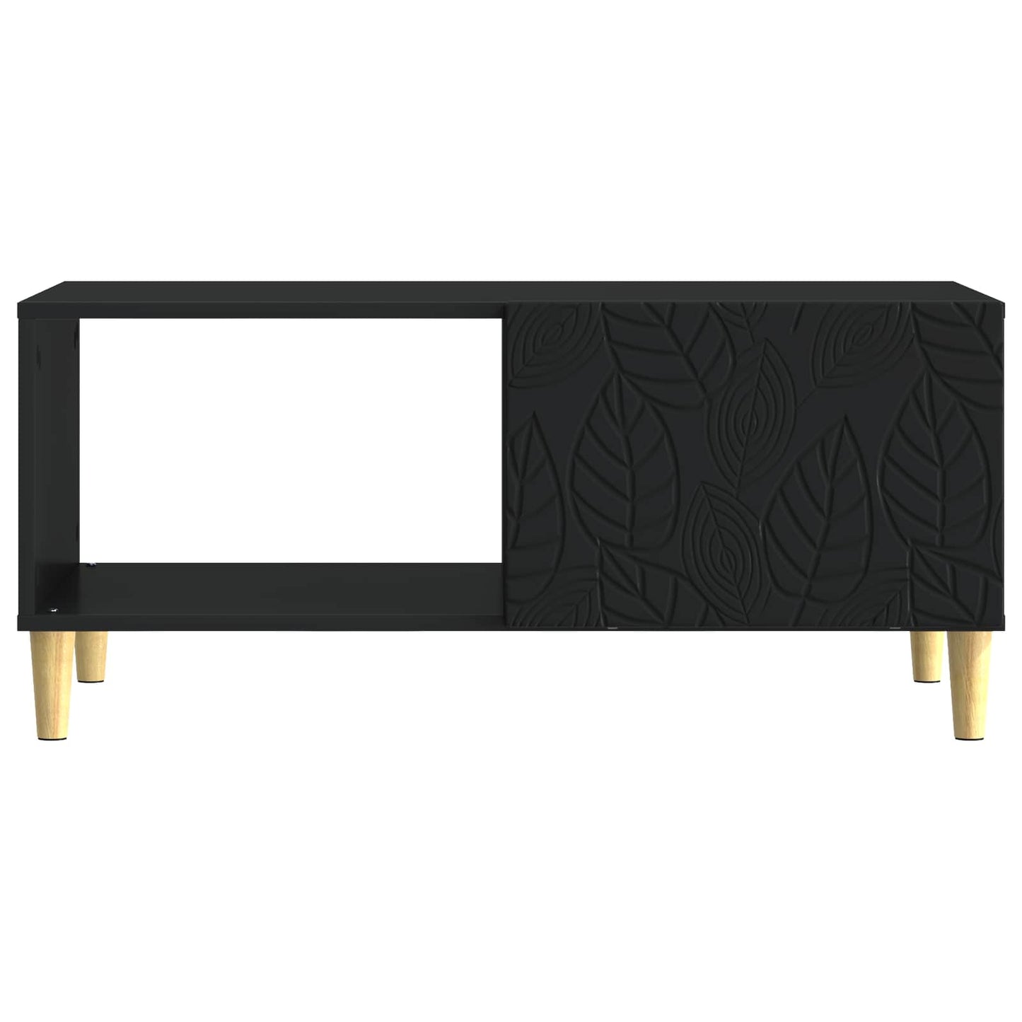 Coffee Table Black 90 x 50 x 40 cm Engineered Wood