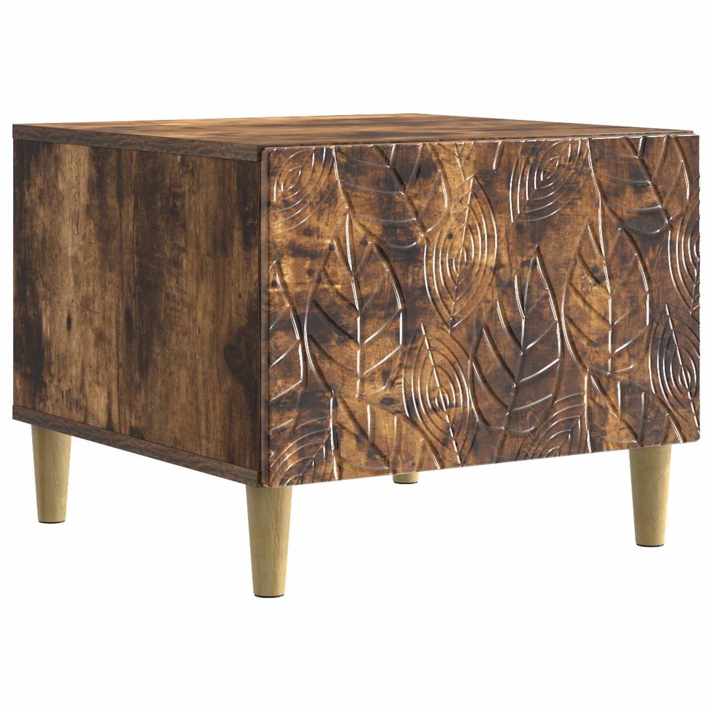 Coffee Table Smoked Oak 50 x 49 x 40 cm Engineered Wood