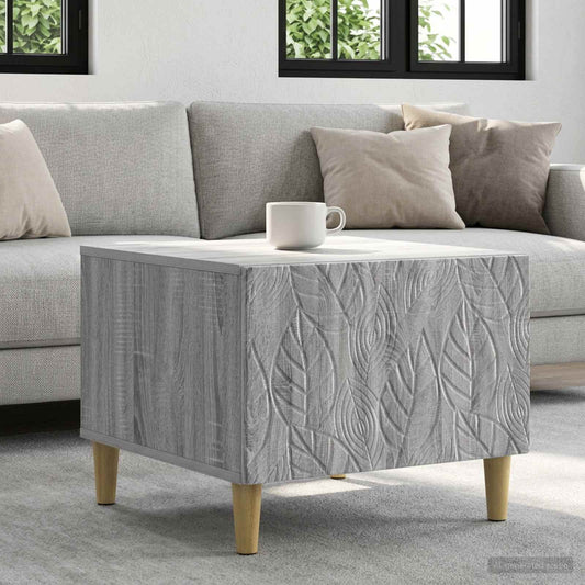 Coffee Table Grey Sonoma 50 x 49 x 40 cm Engineered Wood
