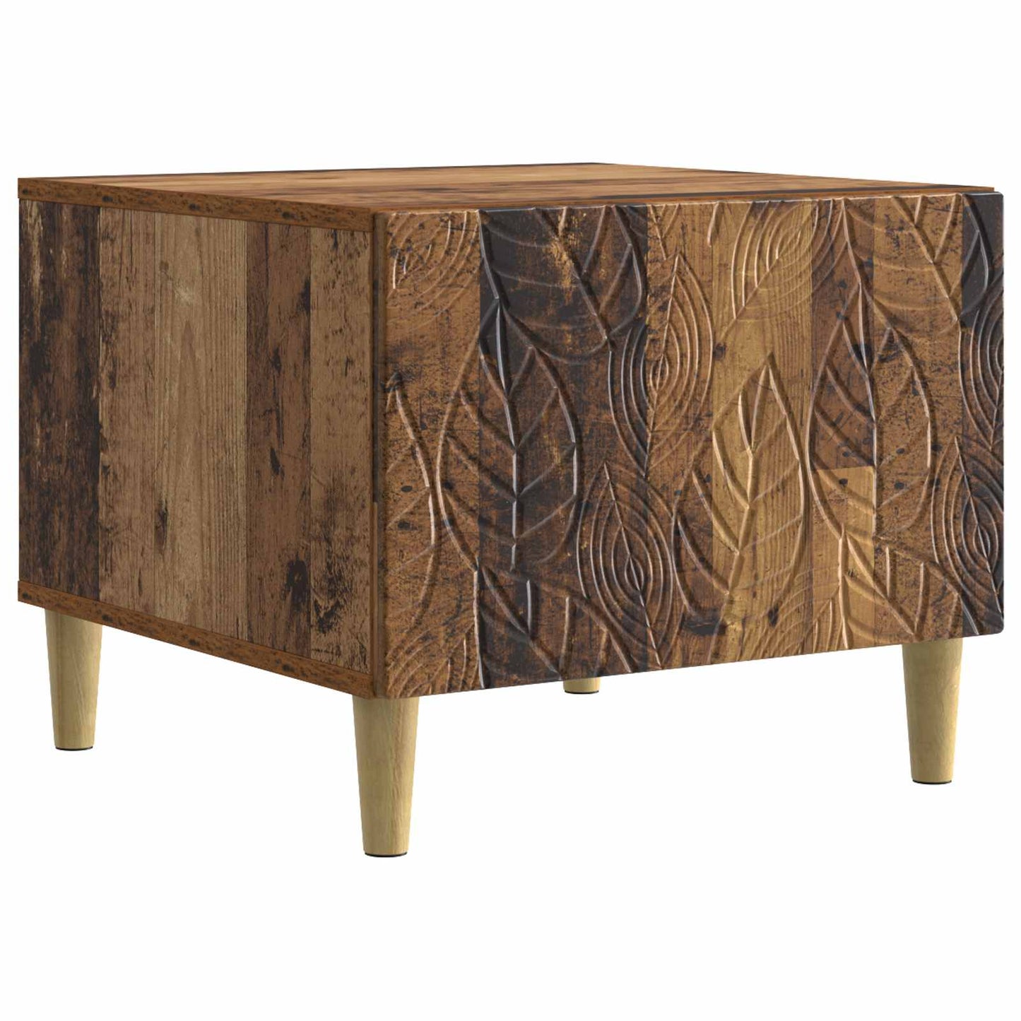 Coffee Table Old Wood 50 x 49 x 40 cm Engineered Wood