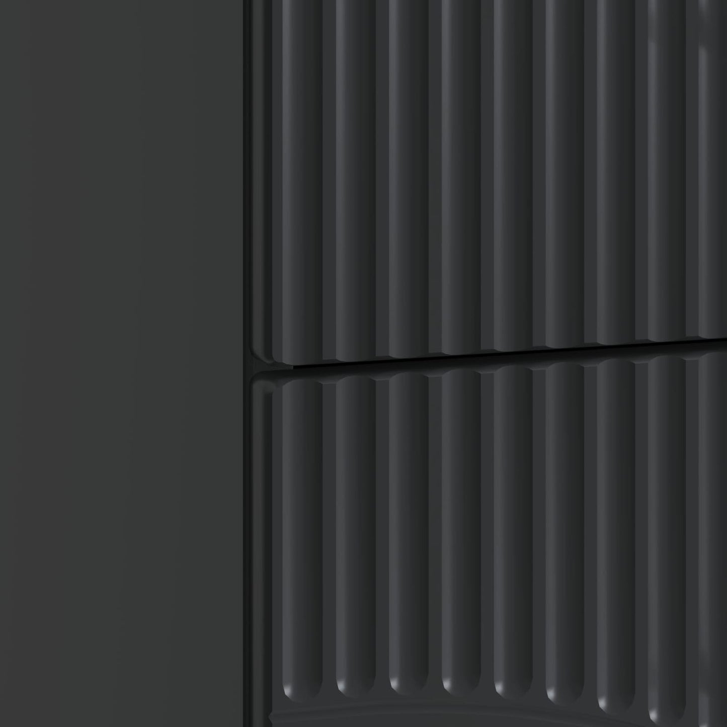 Bedside Cabinet Black 43 x 34.5 x 44.5 cm Engineered Wood