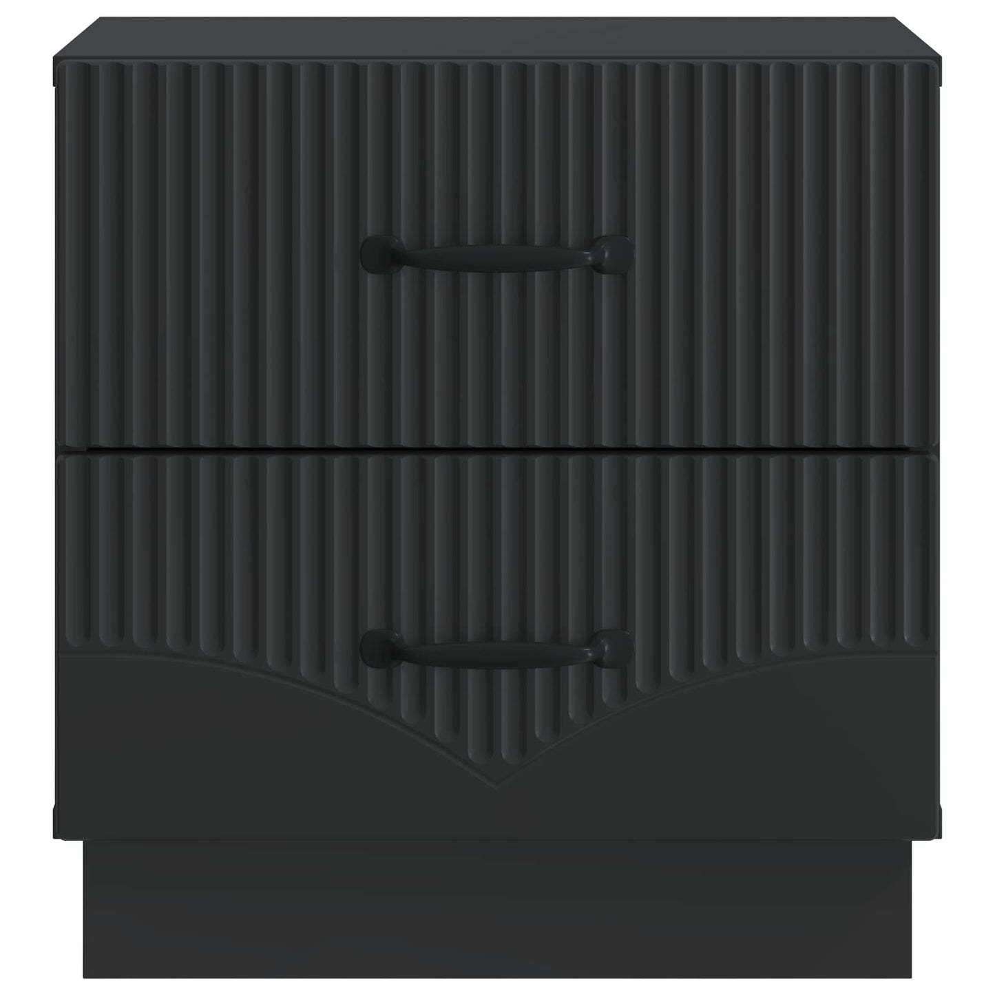Bedside Cabinet Black 43 x 34.5 x 44.5 cm Engineered Wood