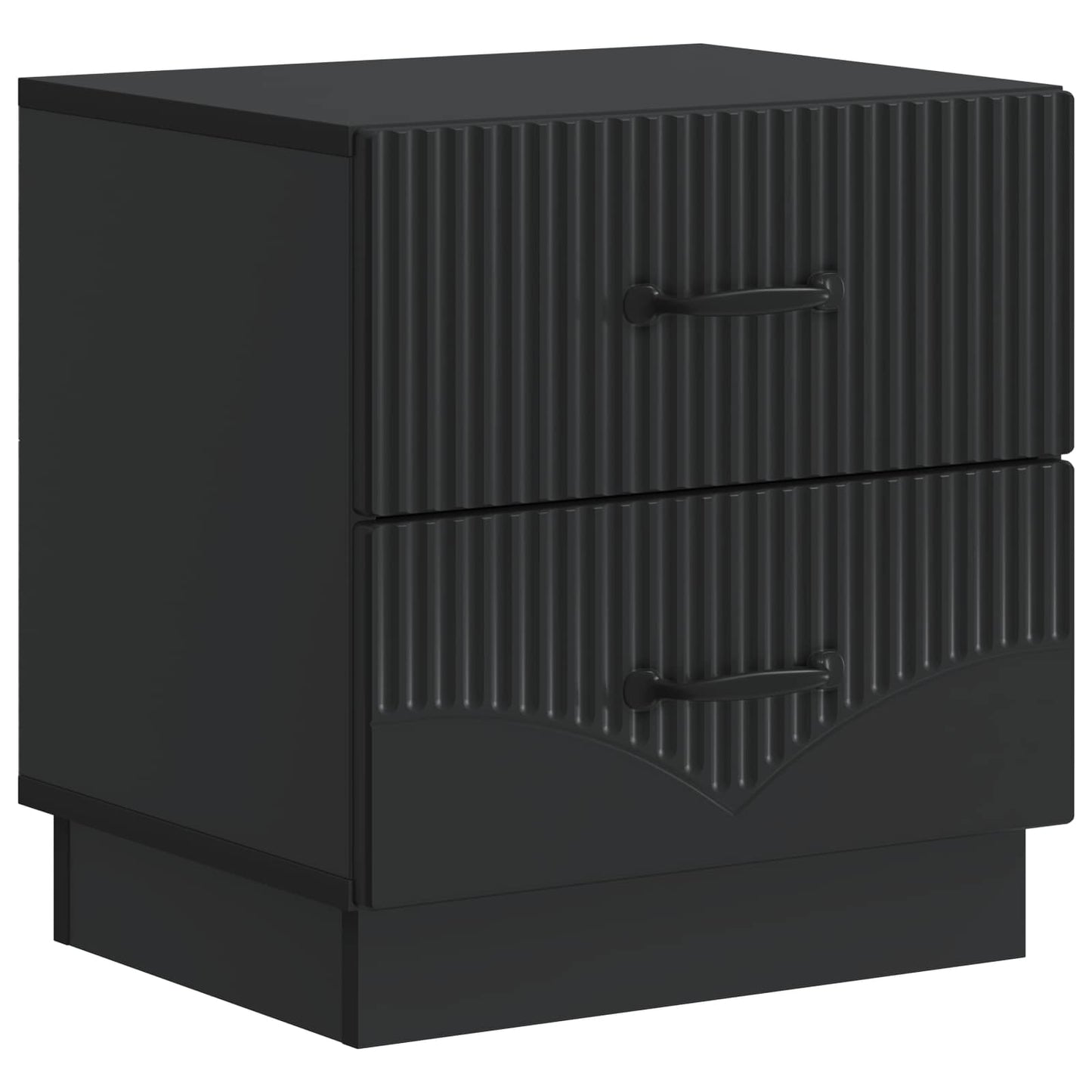 Bedside Cabinet 2 pcs Black 43 x 34.5 x 44.5 cm Engineered Wood
