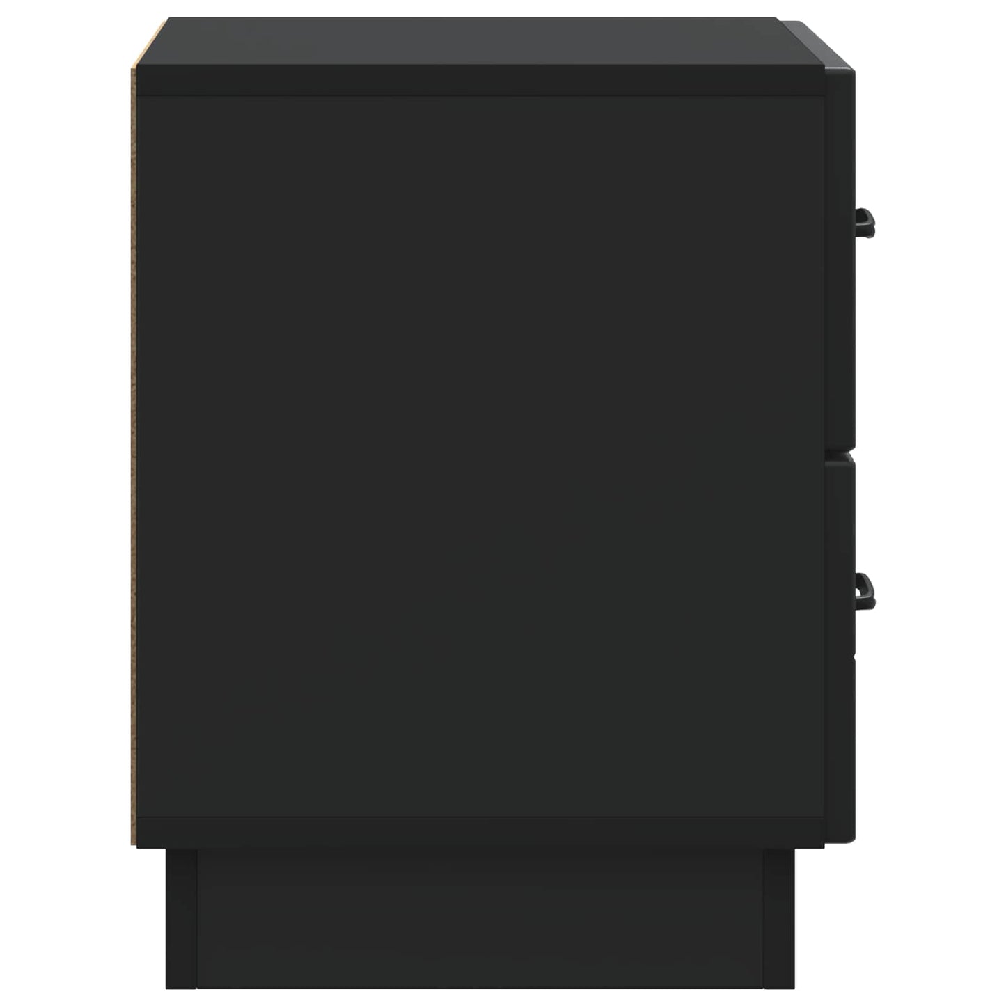 Bedside Cabinet 2 pcs Black 43 x 34.5 x 44.5 cm Engineered Wood