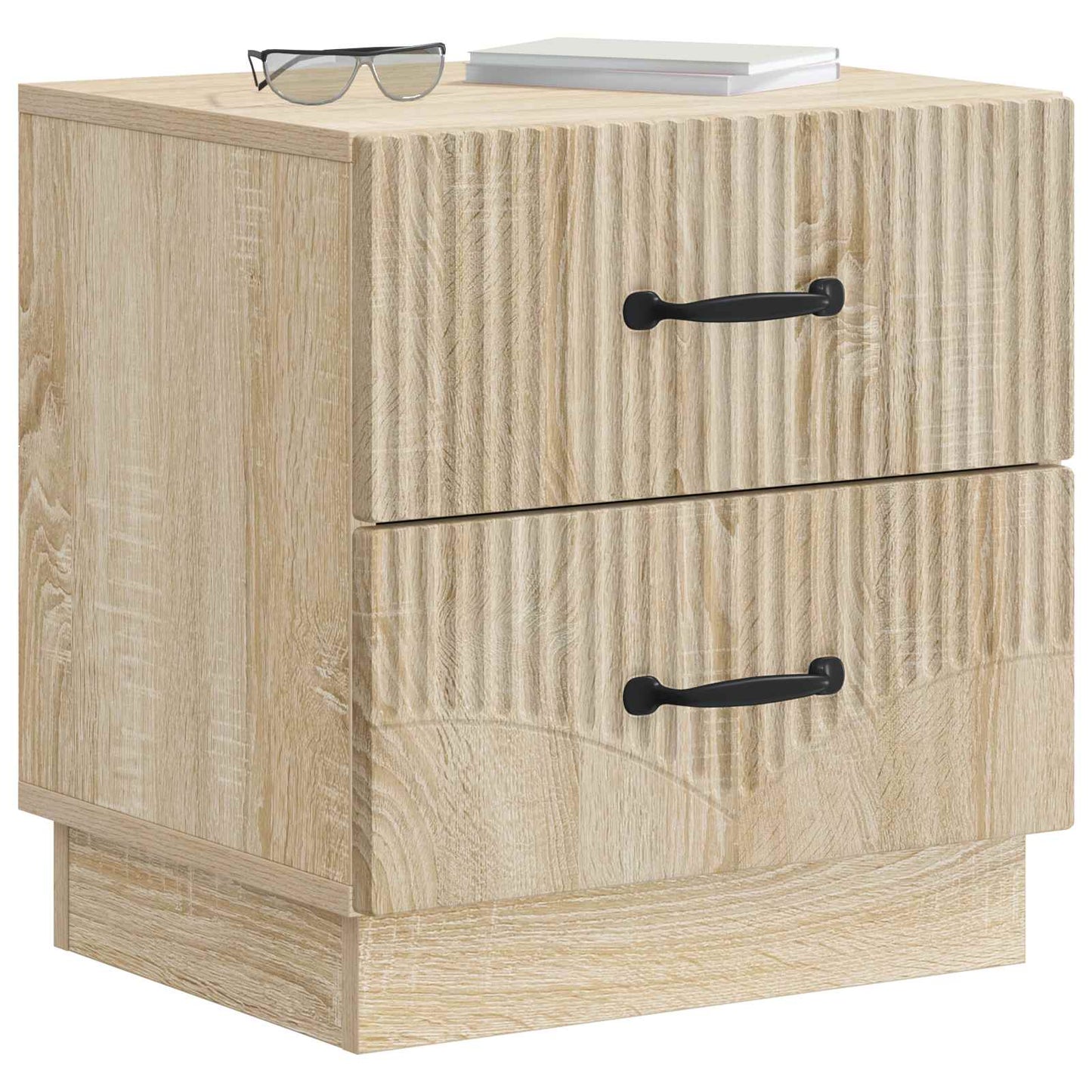 Bedside Cabinet Sonoma Oak 43 x 34.5 x 44.5 cm Engineered Wood