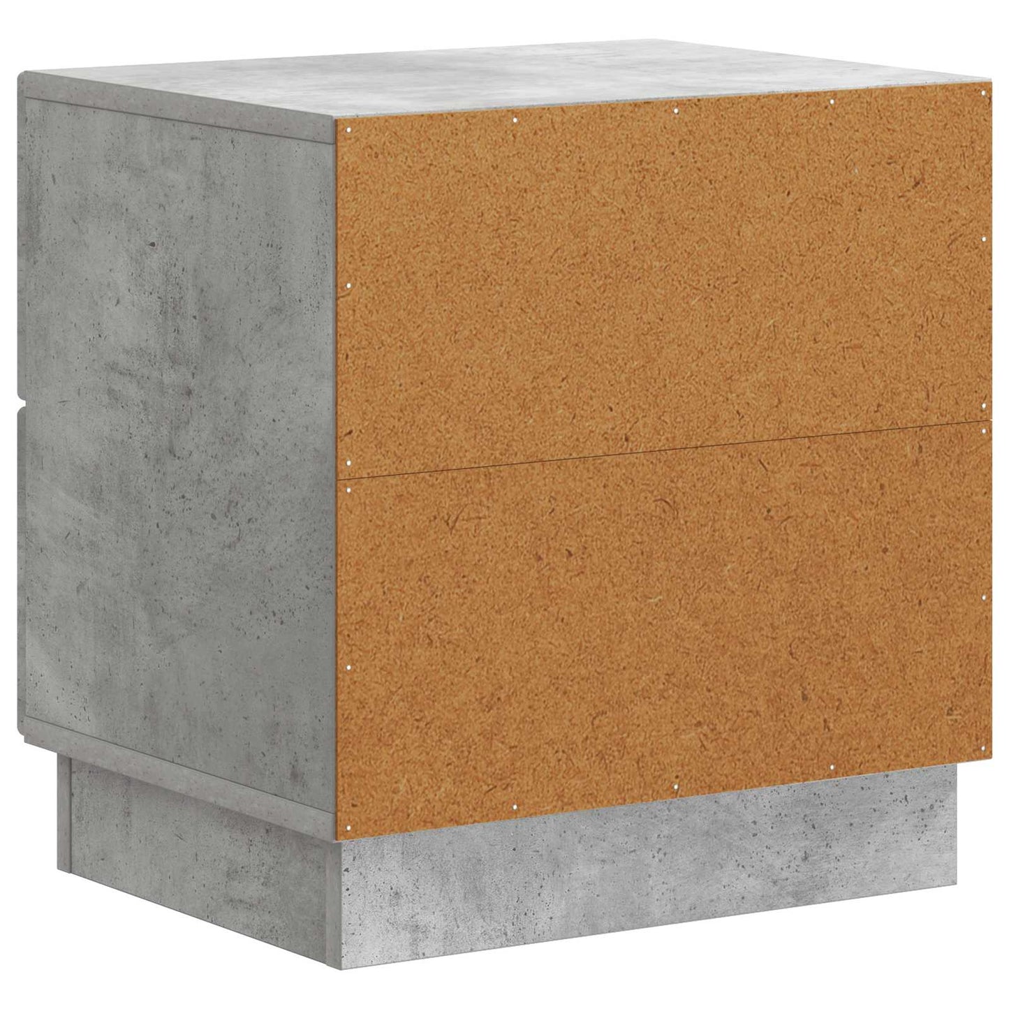 Bedside Cabinet with Drawer Concrete Grey 43 x 34.5 x 44.5 cm