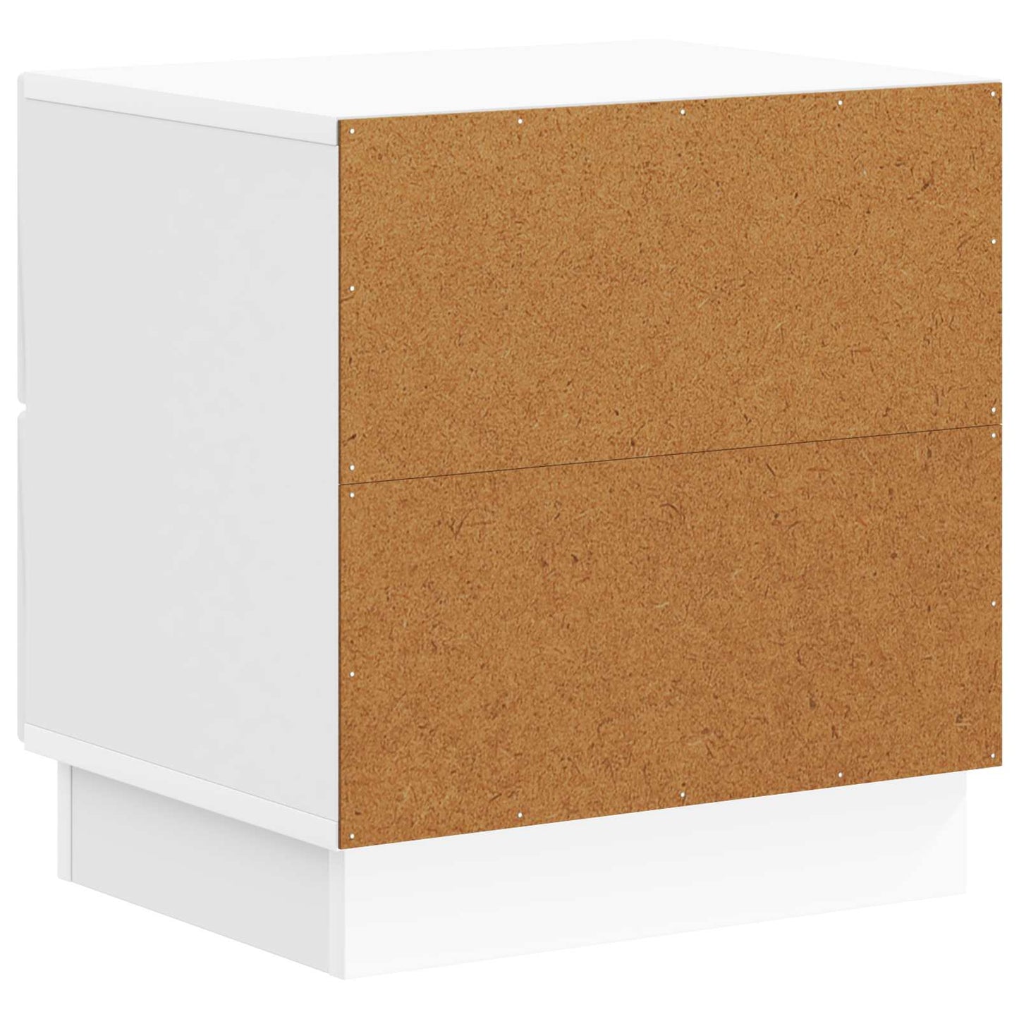 Bedside Cabinet 2 pcs High Gloss White 43 x 34.5 x 44.5 cm