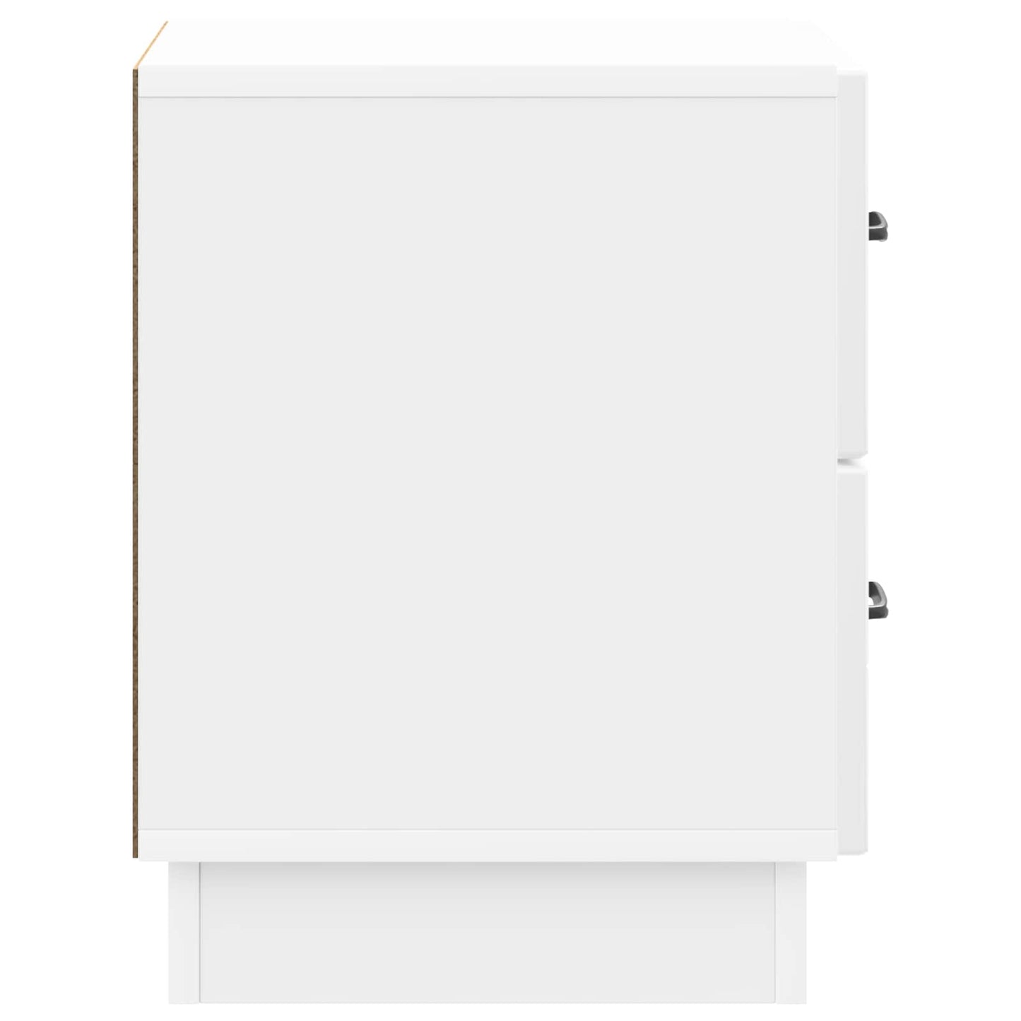 Bedside Cabinet 2 pcs High Gloss White 43 x 34.5 x 44.5 cm