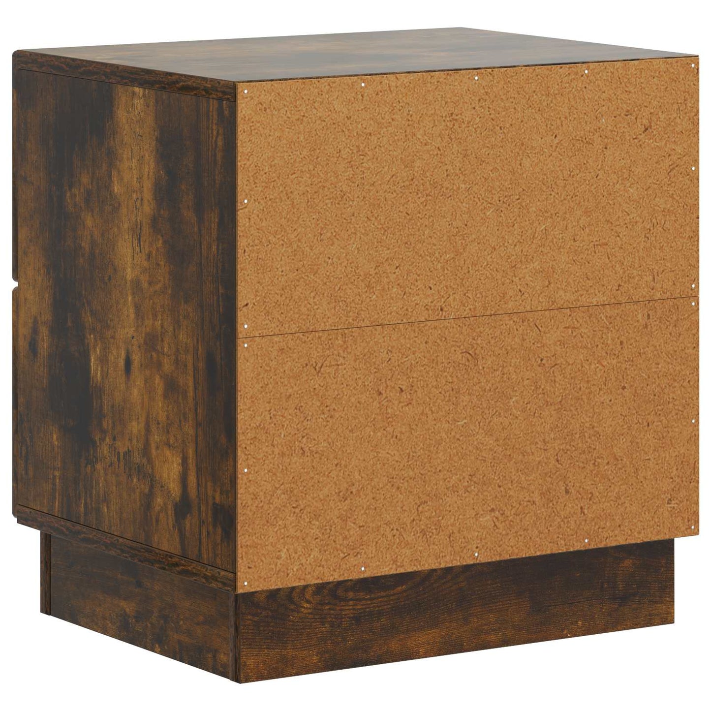 Bedside Cabinet Smoked Oak 43 x 34.5 x 44.5 cm Engineered Wood