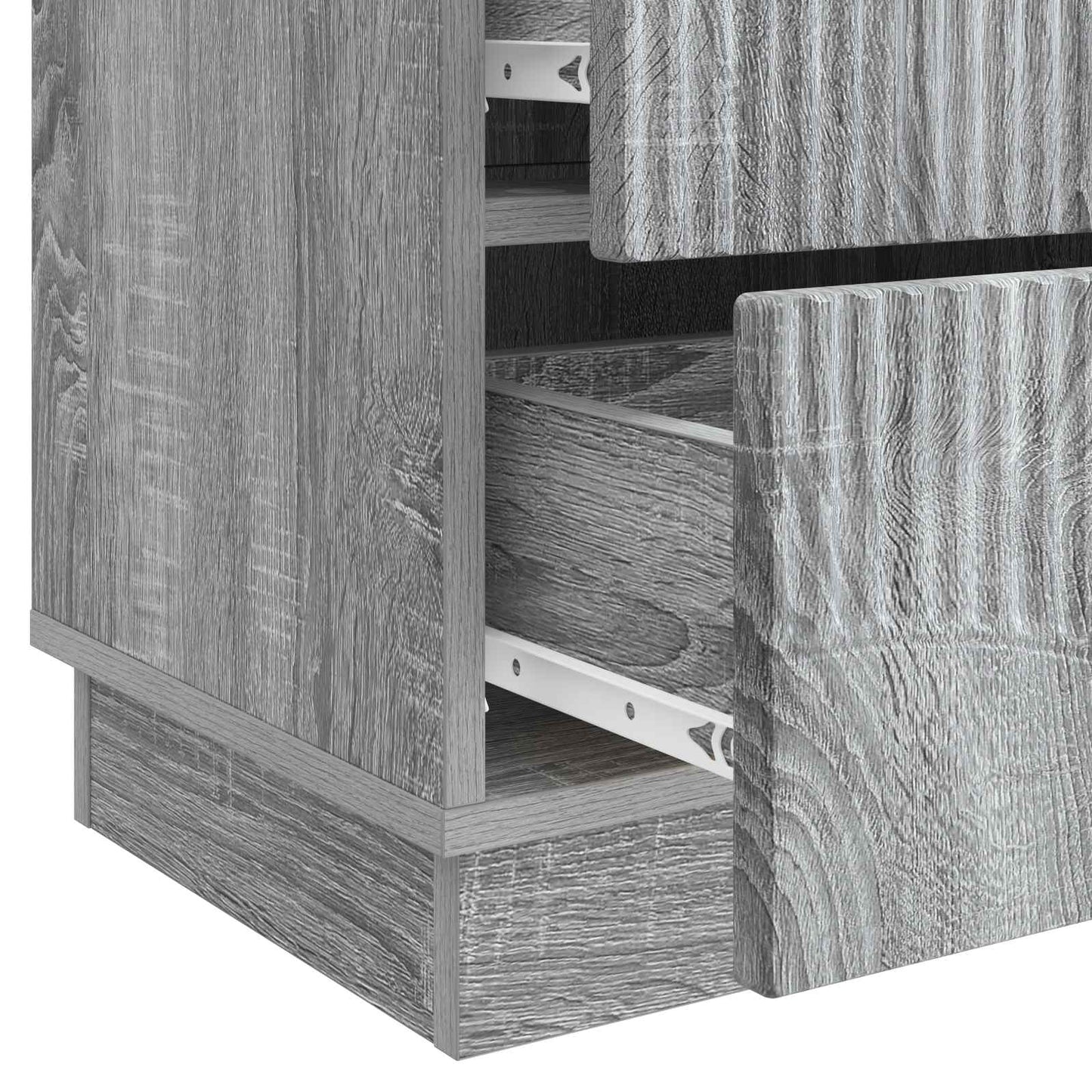 Bedside Cabinet Grey Sonoma 43 x 34.5 x 44.5 cm Engineered Wood
