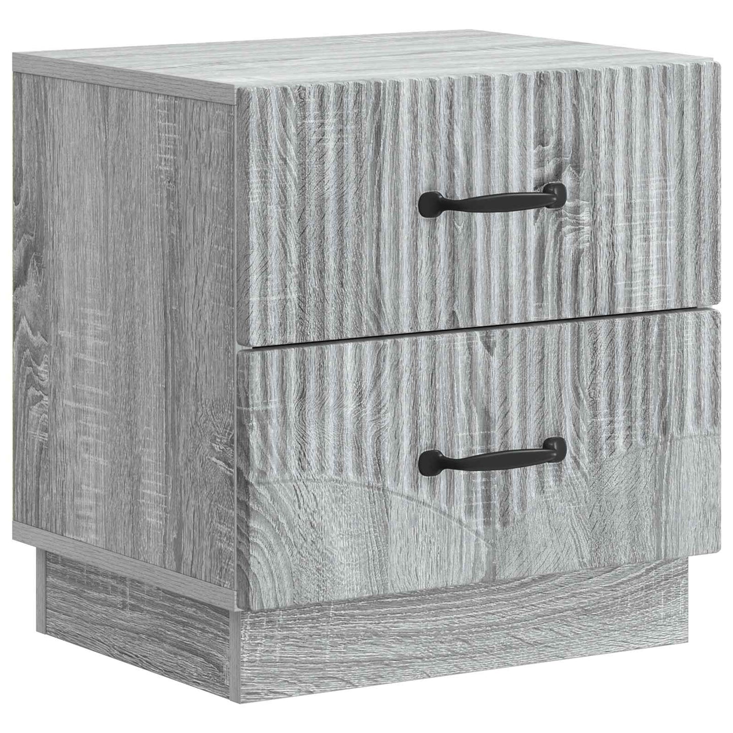 Bedside Cabinet 2 pcs Grey Sonoma 43 x 34.5 x 44.5 cm