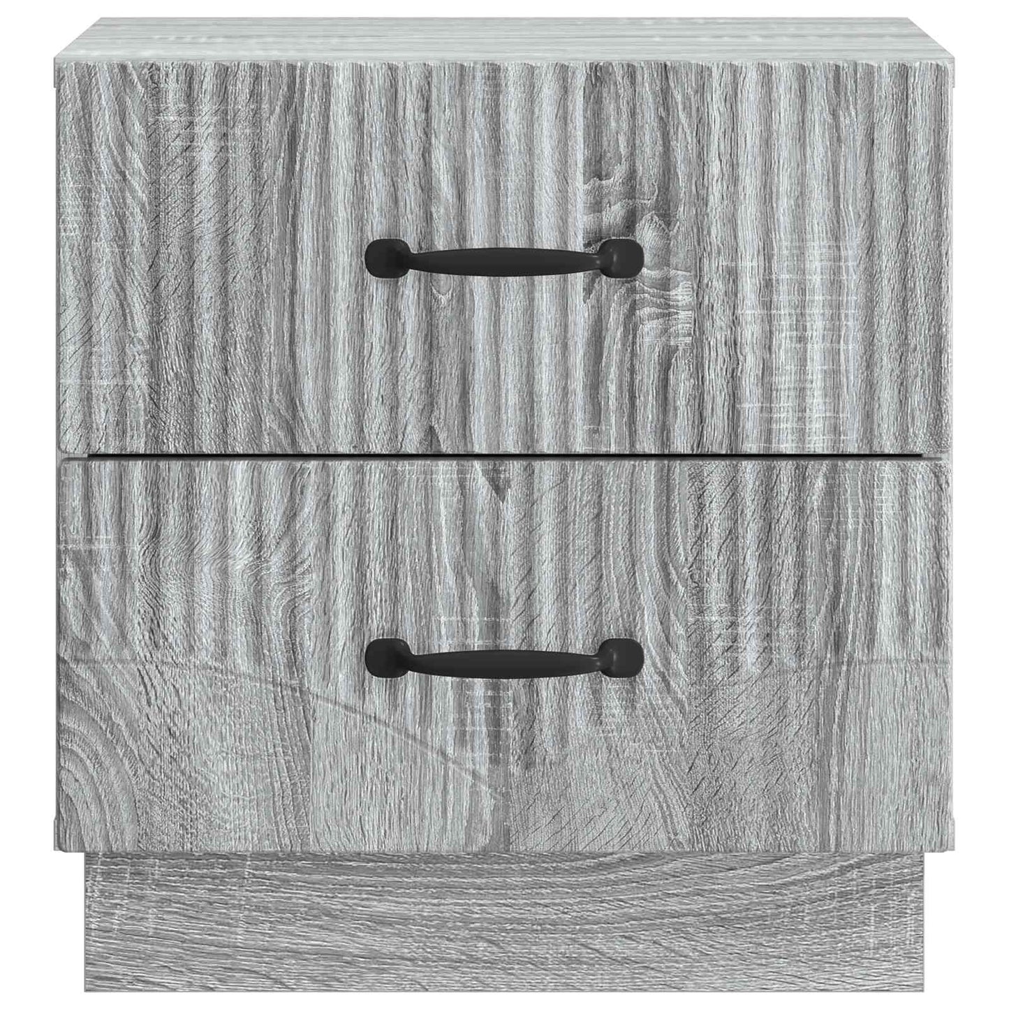 Bedside Cabinet 2 pcs Grey Sonoma 43 x 34.5 x 44.5 cm