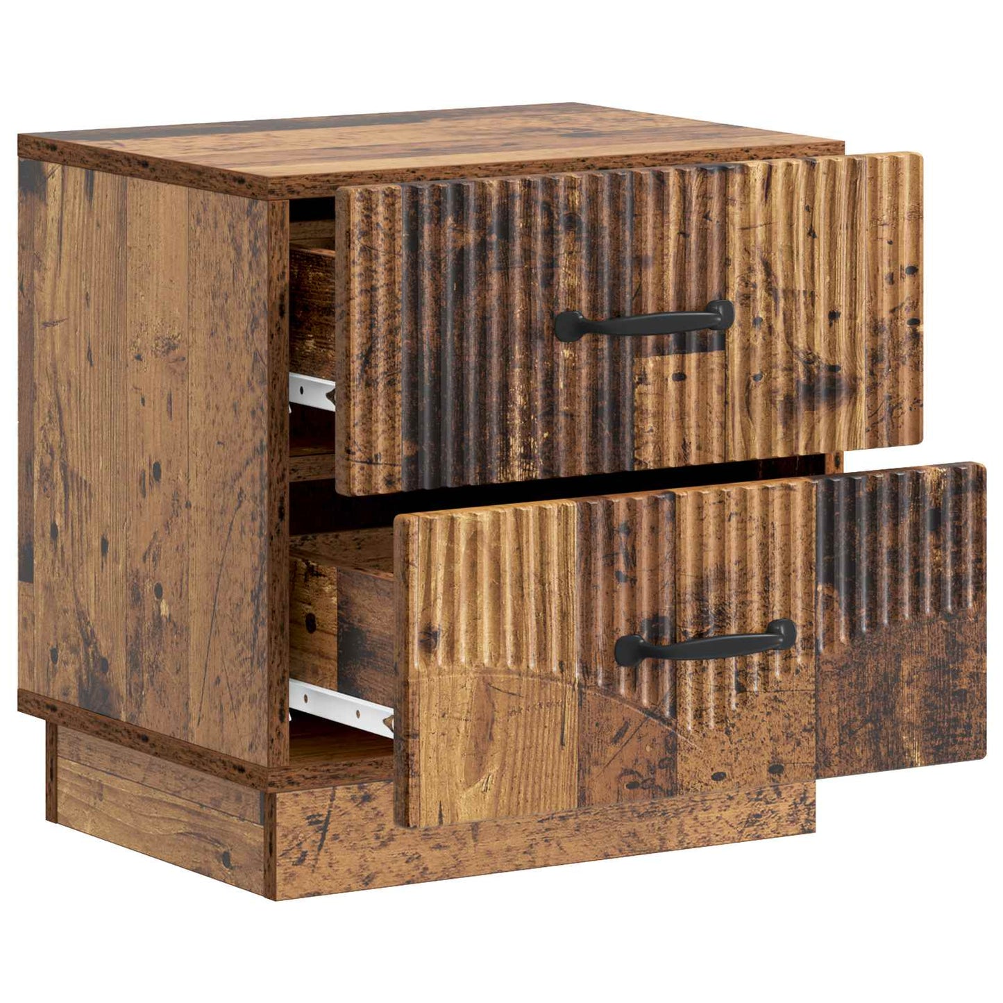 Bedside Cabinet Old Wood 43 x 34.5 x 44.5 cm Engineered Wood