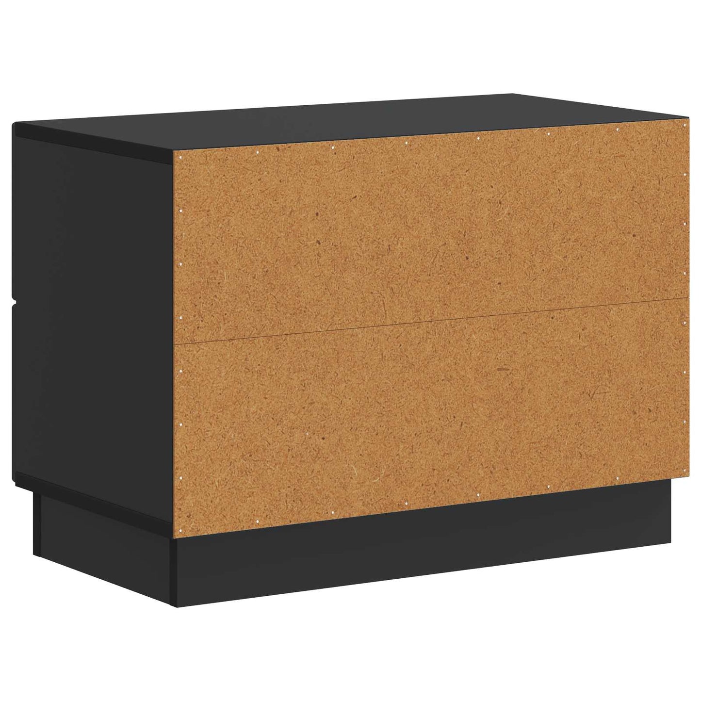 Bedside Cabinet Black 62 x 34.5 x 44.5 cm Engineered Wood