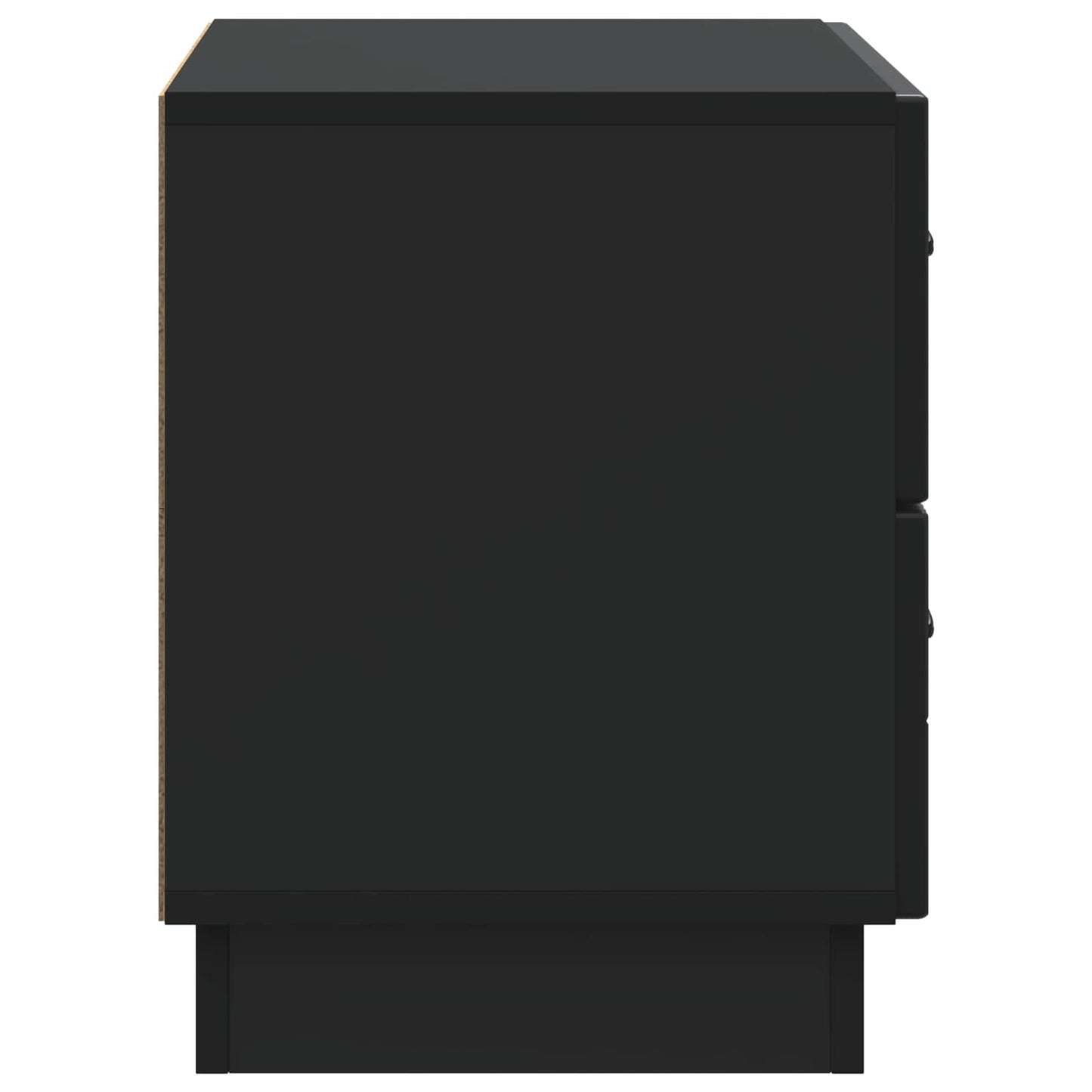 Bedside Cabinet Black 62 x 34.5 x 44.5 cm Engineered Wood