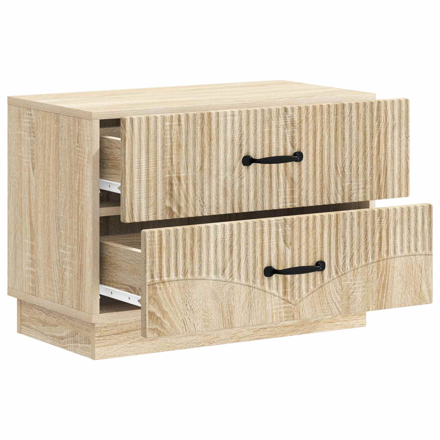 Bedside Cabinet Sonoma Oak 62 x 34.5 x 44.5 cm Engineered Wood