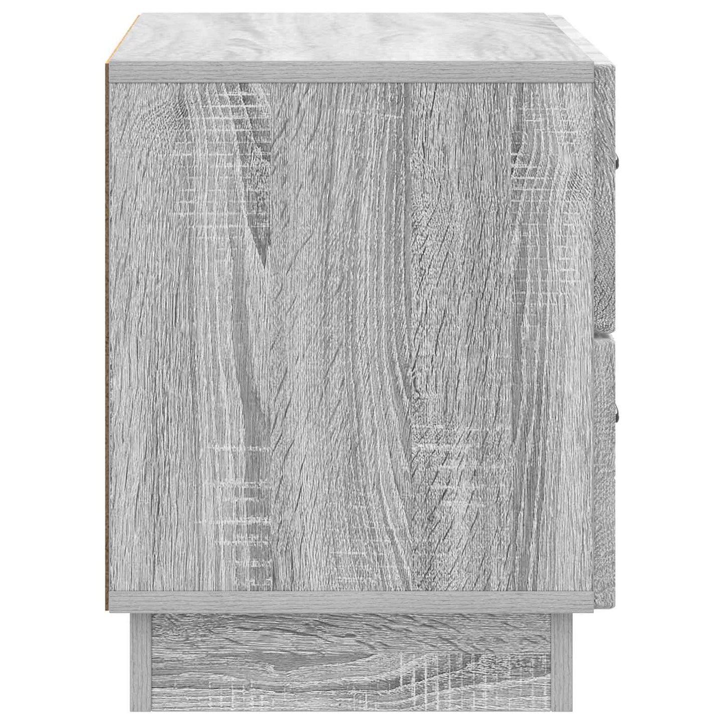 Bedside Cabinet Grey Sonoma 62 x 34.5 x 44.5 cm Engineered Wood