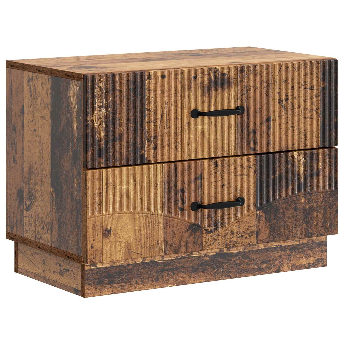 Bedside Cabinet Old Wood 62 x 34.5 x 44.5 cm Engineered Wood