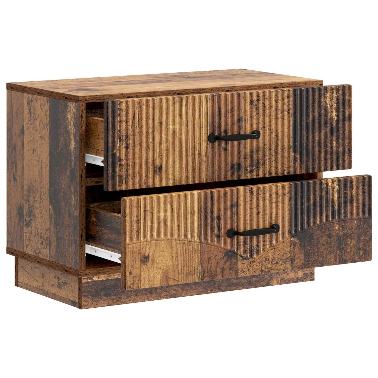 Bedside Cabinet Old Wood 62 x 34.5 x 44.5 cm Engineered Wood