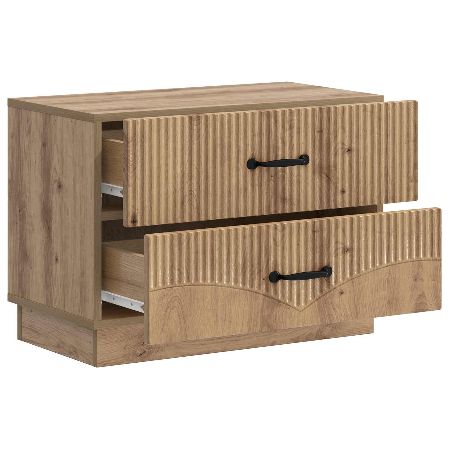 Bedside Cabinet Artisan Oak 62 x 34.5 x 44.5 cm Engineered Wood
