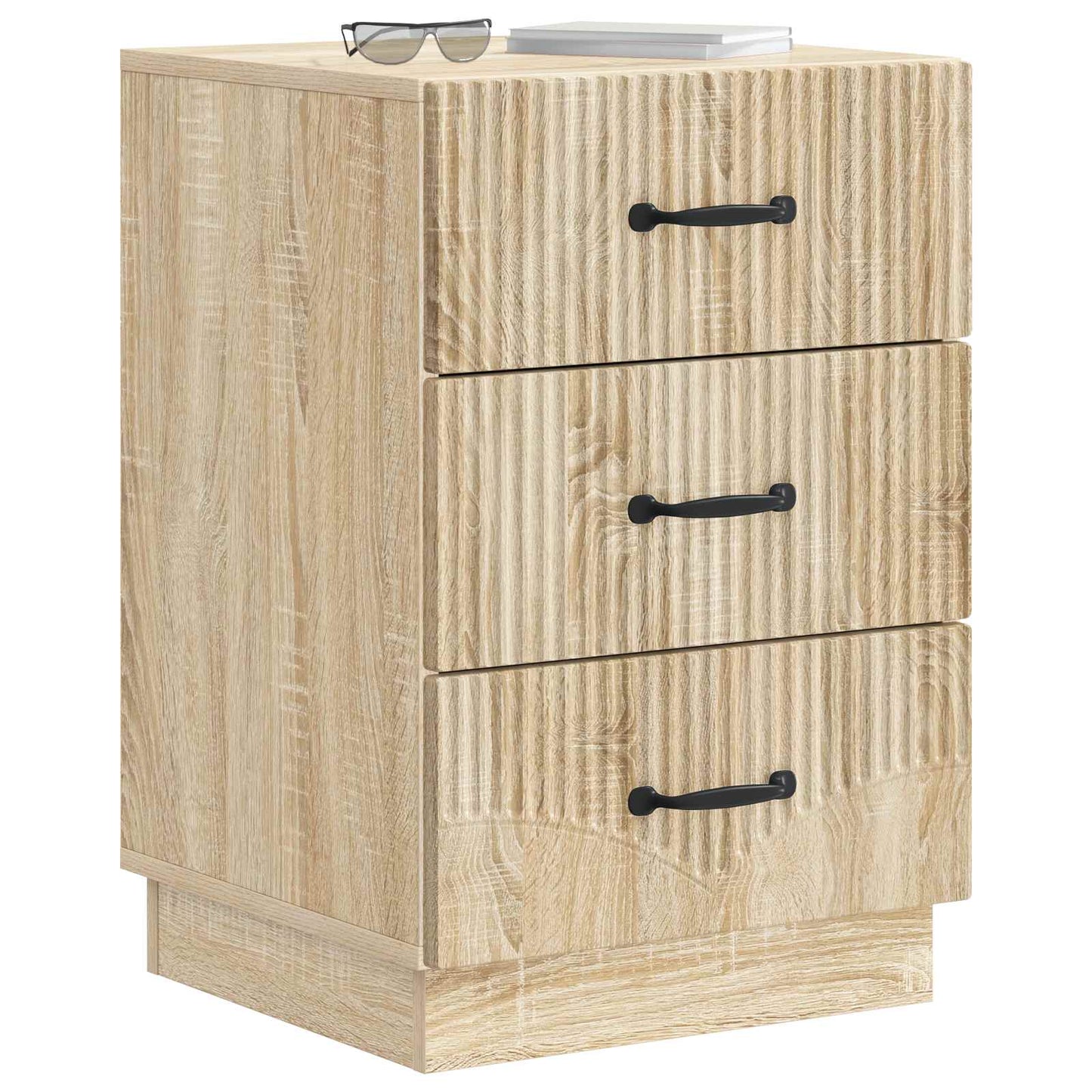 Bedside Cabinet Sonoma Oak 43 x 41 x 63.5 cm Engineered Wood