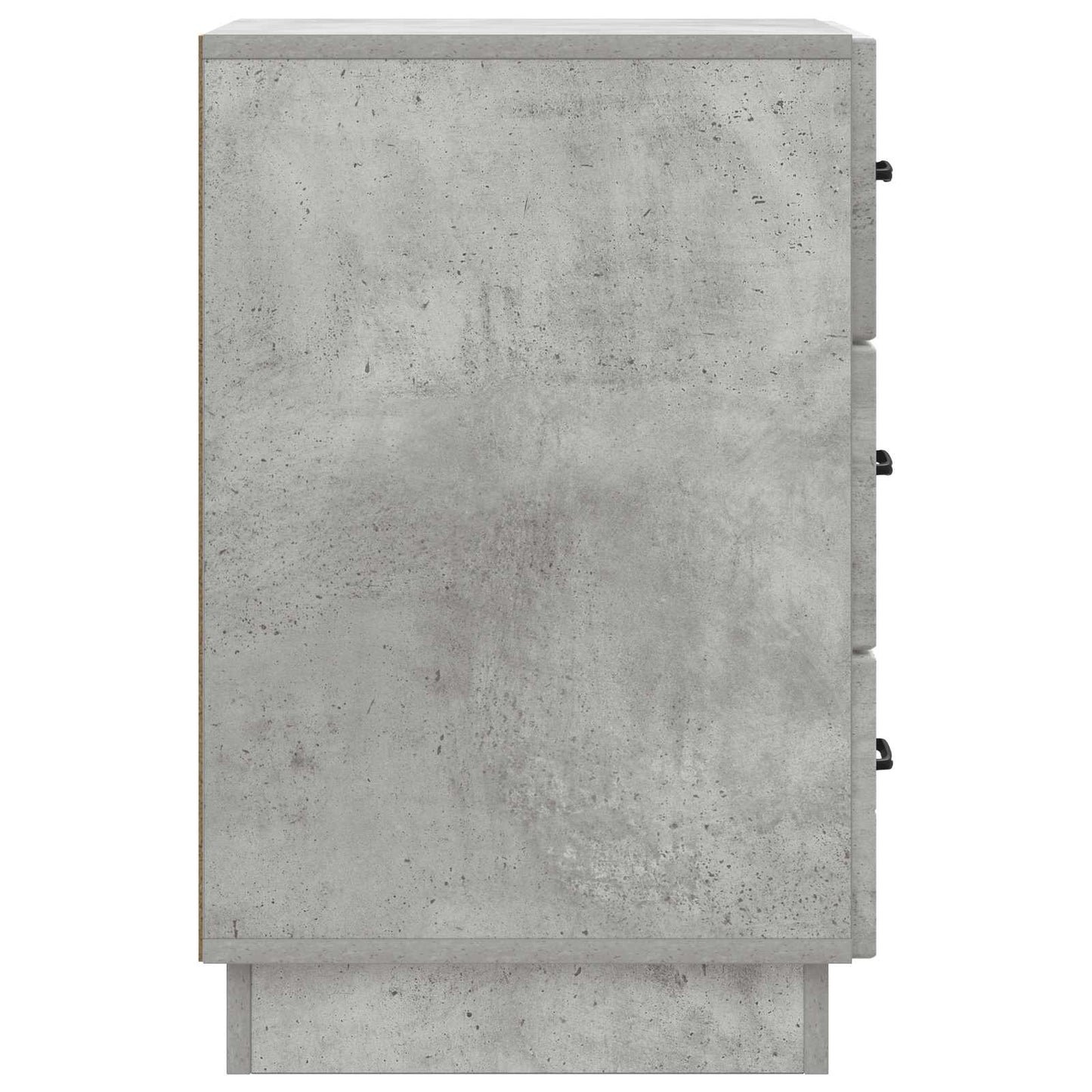 Bedside Cabinet Concrete Grey 43 x 41 x 63.5 cm Engineered Wood