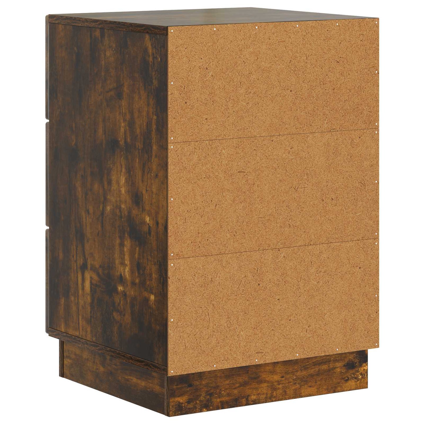 Bedside Cabinet Smoked Oak 43 x 41 x 63.5 cm Engineered Wood