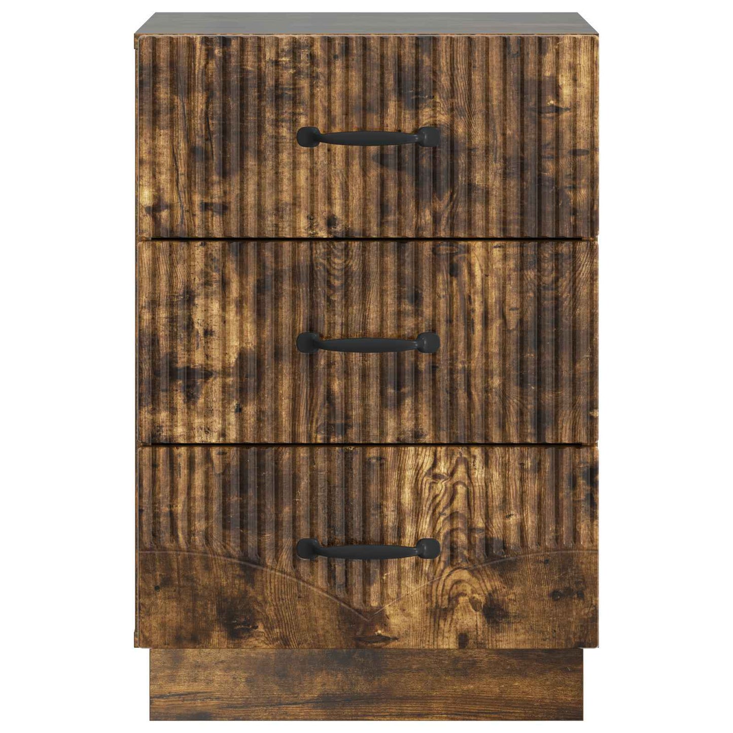 Bedside Cabinet Smoked Oak 43 x 41 x 63.5 cm Engineered Wood