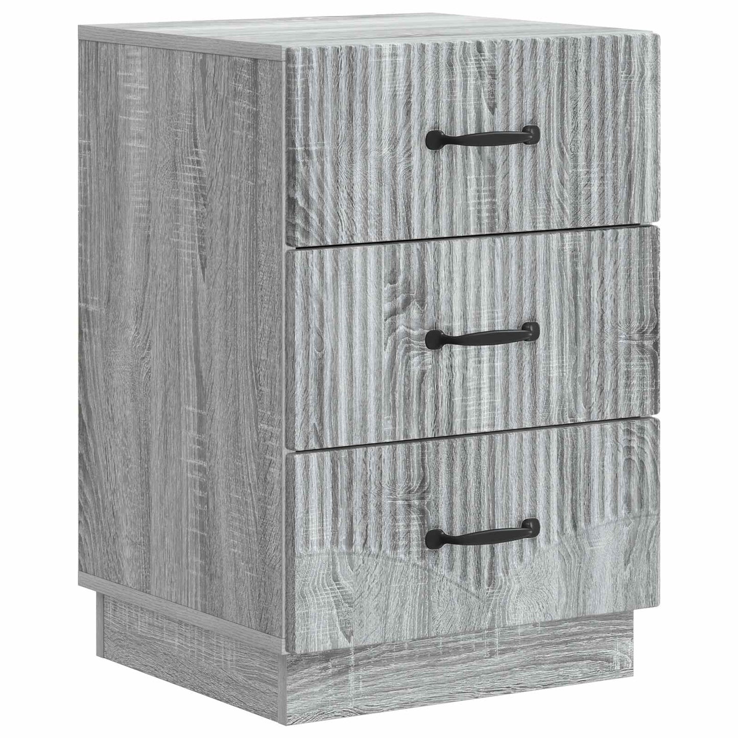 Bedside Cabinet Grey Sonoma 43 x 41 x 63.5 cm Engineered Wood