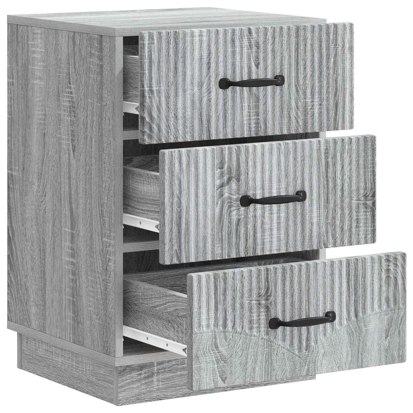 Bedside Cabinet Grey Sonoma 43 x 41 x 63.5 cm Engineered Wood